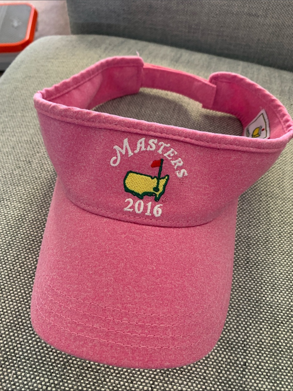 Masters Pink Embroidered Golf Visor